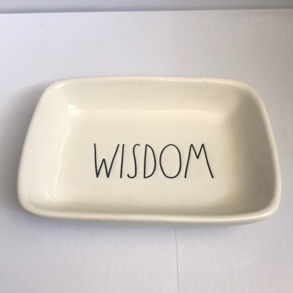 Rae Dunn WISDOM Jewelry Nut Dish Trinket